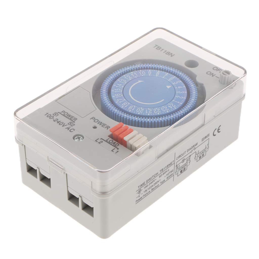 3 set 24 ore cronometria timer meccanico temporizzatore relè AC 100-240V