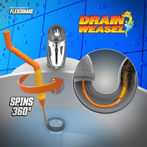 Flexisnake DWPSK5A Drain Weasel Sink Snake Hair Clog Remover Tool thumb #1