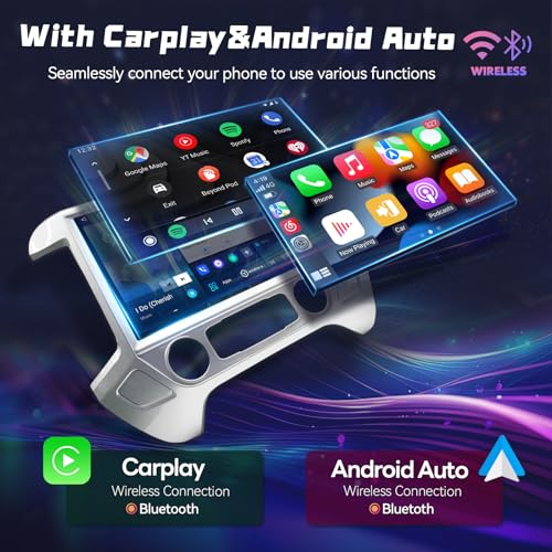 LASERTAIL 5Ghz WiFi Car Stereo Radio for Chevy Silverado GMC Sierra 2014-2018 13.1 Inch 8 Core Full HD Touch Screen Head Unit with Wireless Carplay Android Auto Bluetooth 48EQ Backup Camera 4G+64G