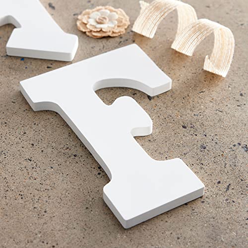 Make Market 6 Pack: 9”; White Wood Letter - Thumbnail 2