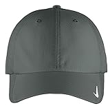 Nike Authentic Sphere Quick Dry Low Profile Swoosh Embroidered Adjustable Cap - CHARCOAL