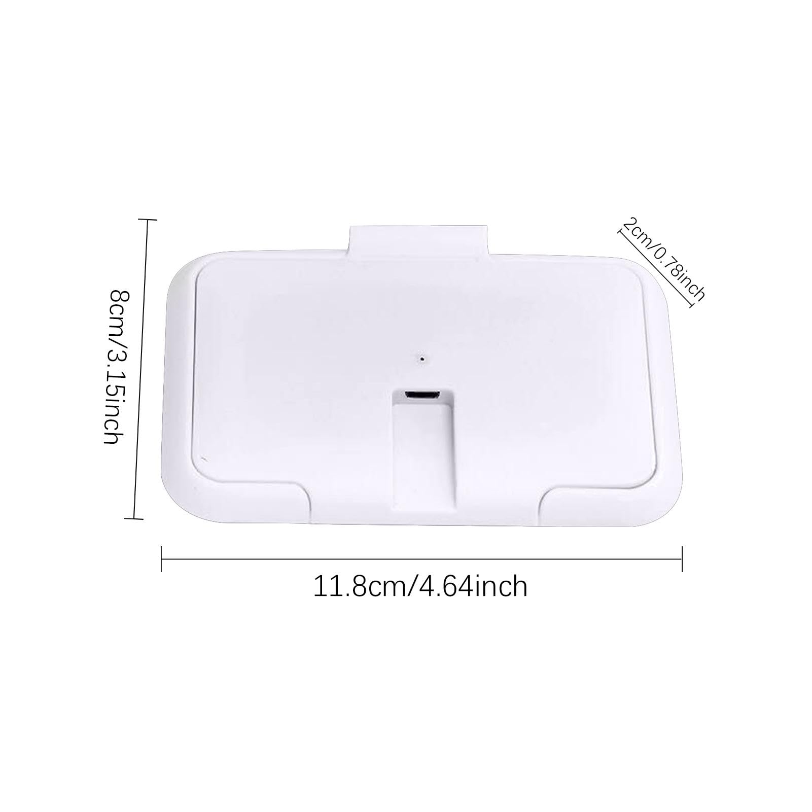 Calentador de toallitas portátil, calentador USB para toallitas húmedas, dispensador de toallitas de calefacción uniforme para viajes, coche, hogar, picnic y camping
