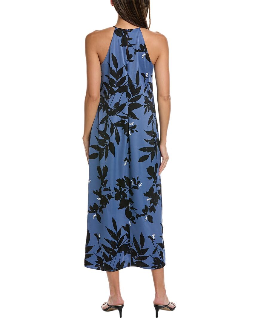Anne Klein Halter Bias Dress Abito Slip con SBIENZA Alter Donna