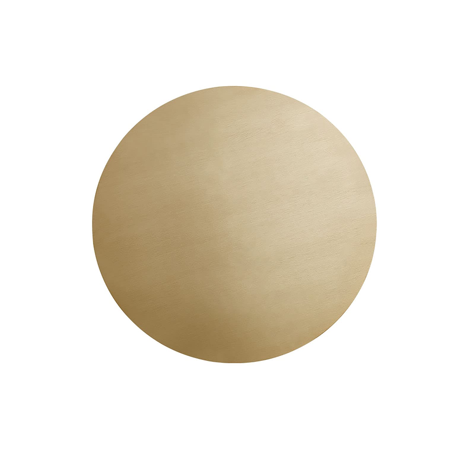 Art lampes créatif rond en cuivre pour une ambiance de chambre douce