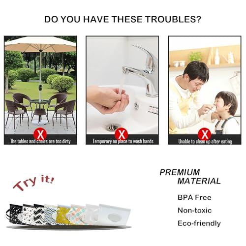 8 Pack Portable Wet Wipe Pouch Dispenser, Reusable Refillable Travel Wipes Holder & Case - Image 3