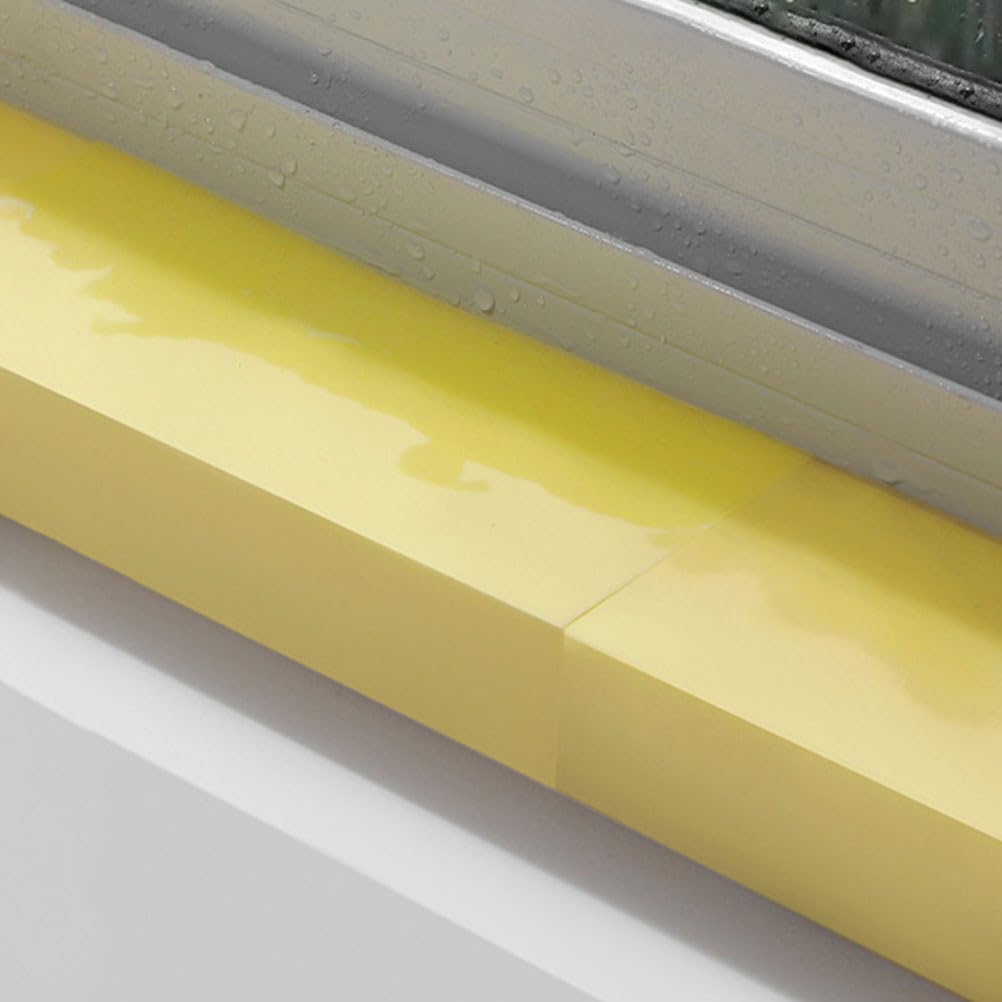 Didiseaon 4 Almohadillas Absorbentes De Agua Para Alféizar De Ventana Almohadilla De Esponja Recortable Tiras Antifugas Para Proteger Paredes Y Superficies En Lluvias Y Tormentas
