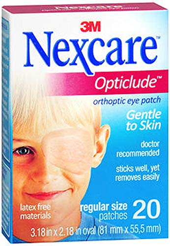 Nexcare Nexcare Opticlude Orthoptic Eye Patch Regular, 20 Units (Pack of 3)