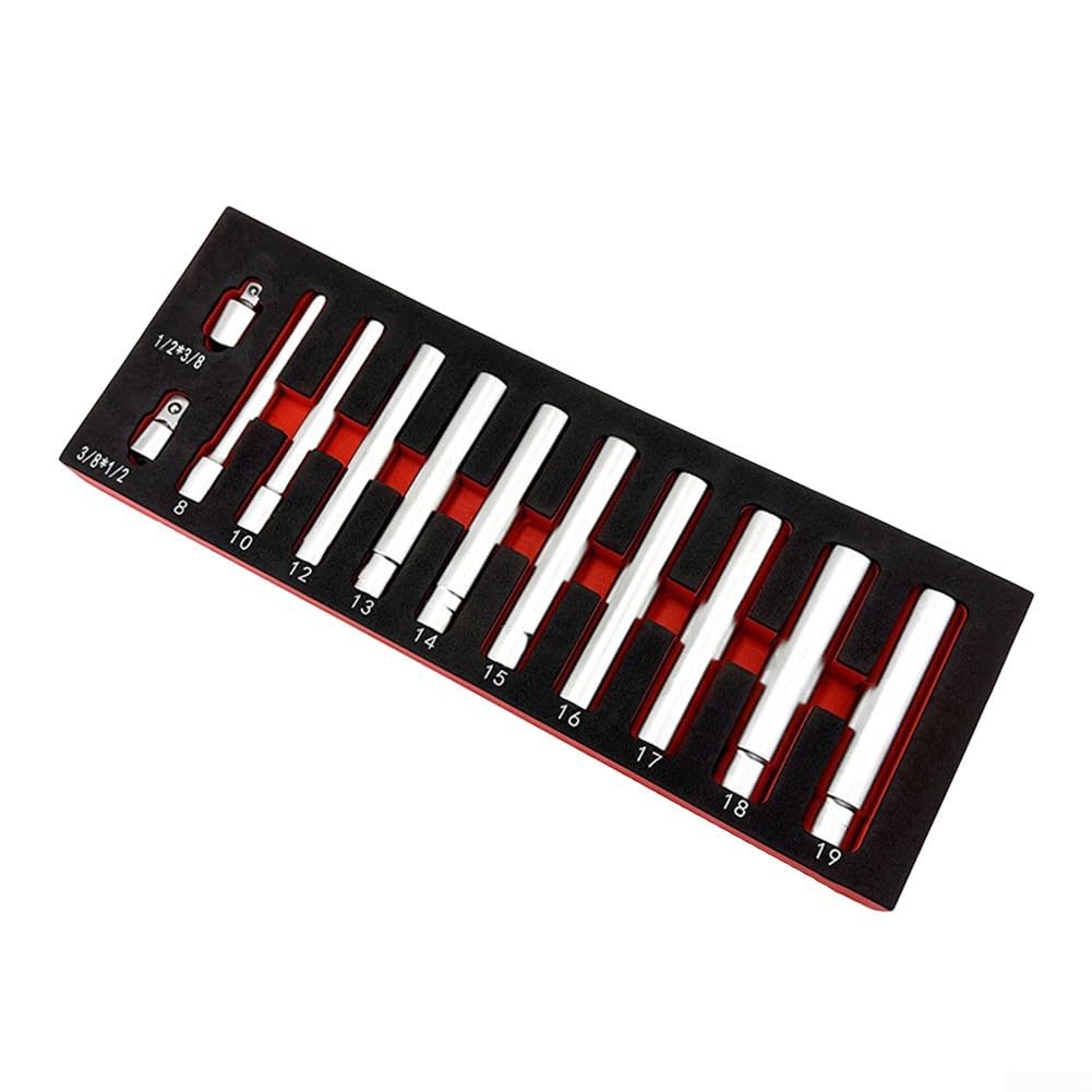 Set Chiavi a per bussola Profonde 120mm 8-19mm Acciaio Set Chiavi(Hexagonal)
