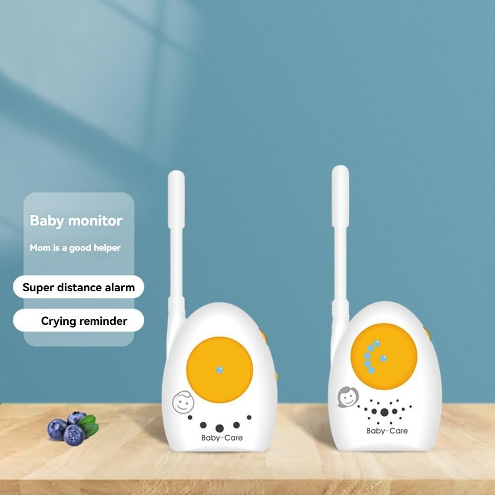 Audio Baby Monitor Fili Sorveglianza Bambino Lunga Distanza Suono Cristallino Indicatori Luminosi