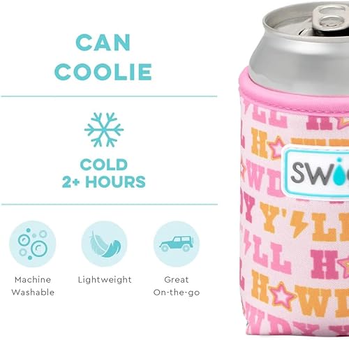 Miniatura 42 de Swig Life Skinny Can Coolie, soporte delgado de 12 onzas, enfriador de neopreno aislado con bolsillo, fundas para botellas de cerveza altas, All