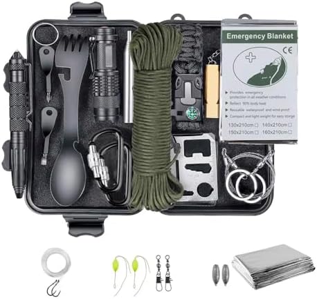 Kit de Sobrevivência de Emergência Profissional, Equipamento Táti...
