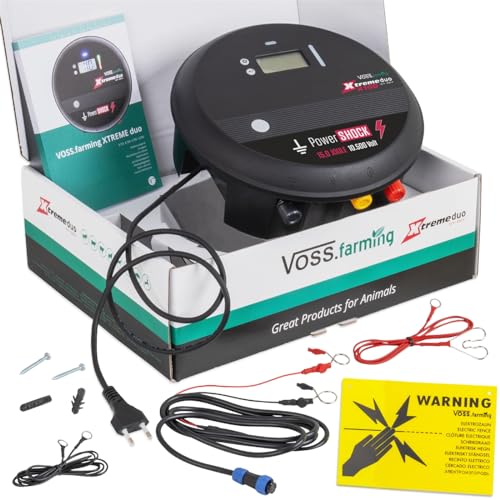 Foto von VOSS.farming 12V-230V Weidezaungerät Xtreme X150 10.500 Volt, 15 Joule, Profi-Weidezaungerät, Ultra stark, Galloway Rind, Geflügel, Hirsch, Pferd