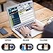 IMNEXT2U Laptop Camera Cover Slide 3 Pack Ultra Thin Slide Computer Webcam Covers for Echo Show, iPhone, iPad, Tablet, Chromebook, PC - Pug