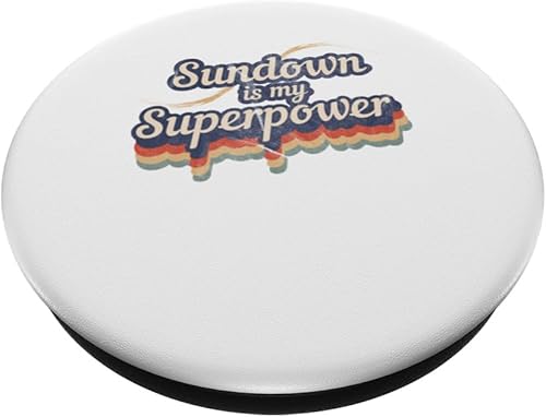 Miniatura 2 de Sundown Is My Superpower Design Sundown PopSockets Swappable PopGrip