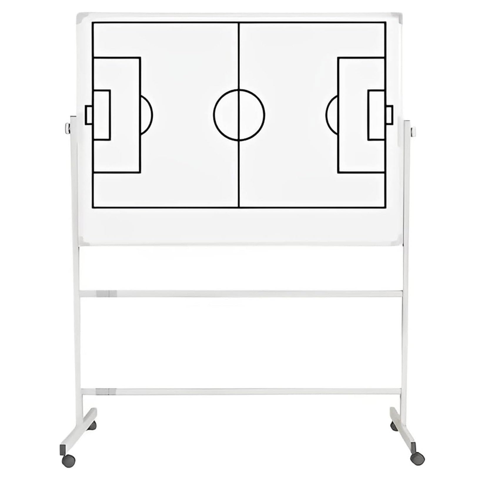 Grand tableau blanc de football à roulettes pour entraîneurs, grand tableau tactique professionnel, hauteur réglable double face, pour entraînement Grand tableau blanc de football à roulettes pour entraîneurs, grand tableau tactique professionnel, hauteur réglable double face, pour entraînement