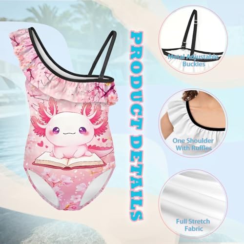 Image of Yzaoxia Girls One Piece Swimsuits Bathing Suit for Kids Swimwear 3-14Y