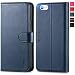 Produktbild TUCCH iPhone 6s Hülle, iPhone 6 Schutzhülle, Handyhülle mit [Weicher TPU] [3 Kartenfächer] [Magnetverschluss] [Stand], Wallet Case, Tasche Kompatibel für iPhone 6/6S, 4.7 (Blau)