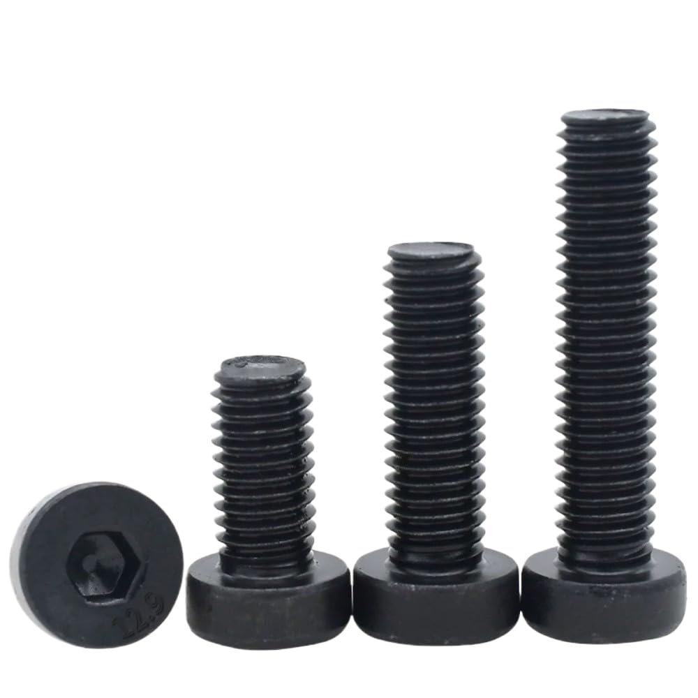 Tornillos de cabeza hexagonal de acero de calidad 12,9 con cabeza baja m5 m6 m8 m10 m12 (10,M8 x 30 mm)