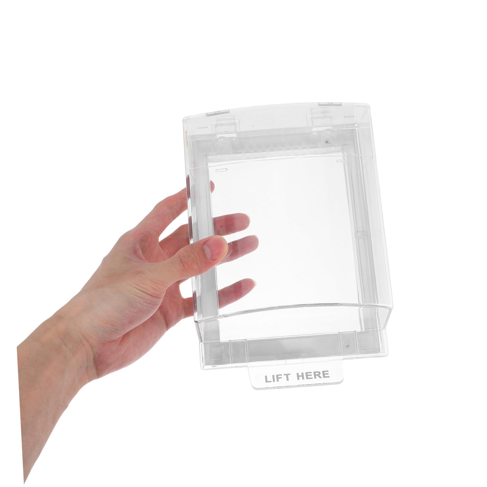 Protector de para Botón de Alarma Manual Funda Resistente para Interruptor de Reinicio de Protección para Puntos de contra Fuego Uso Interior y Exterior Escuelas y Oficinas