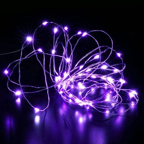 Aogist 24 Pack Purple Fairy Lights 7ft 20 LED Waterproof String Light by Aogist - Used condition - Image 7