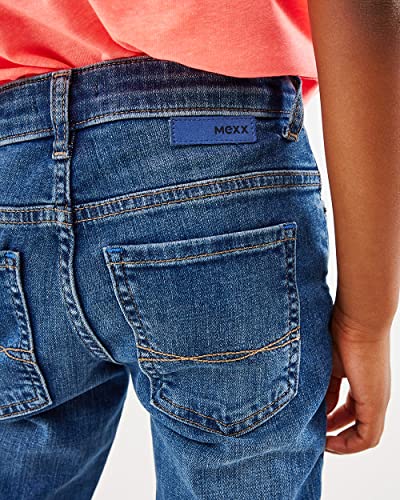 Mexx pantalones vaqueros para niños de denim flexible y costuras reforzadas 4