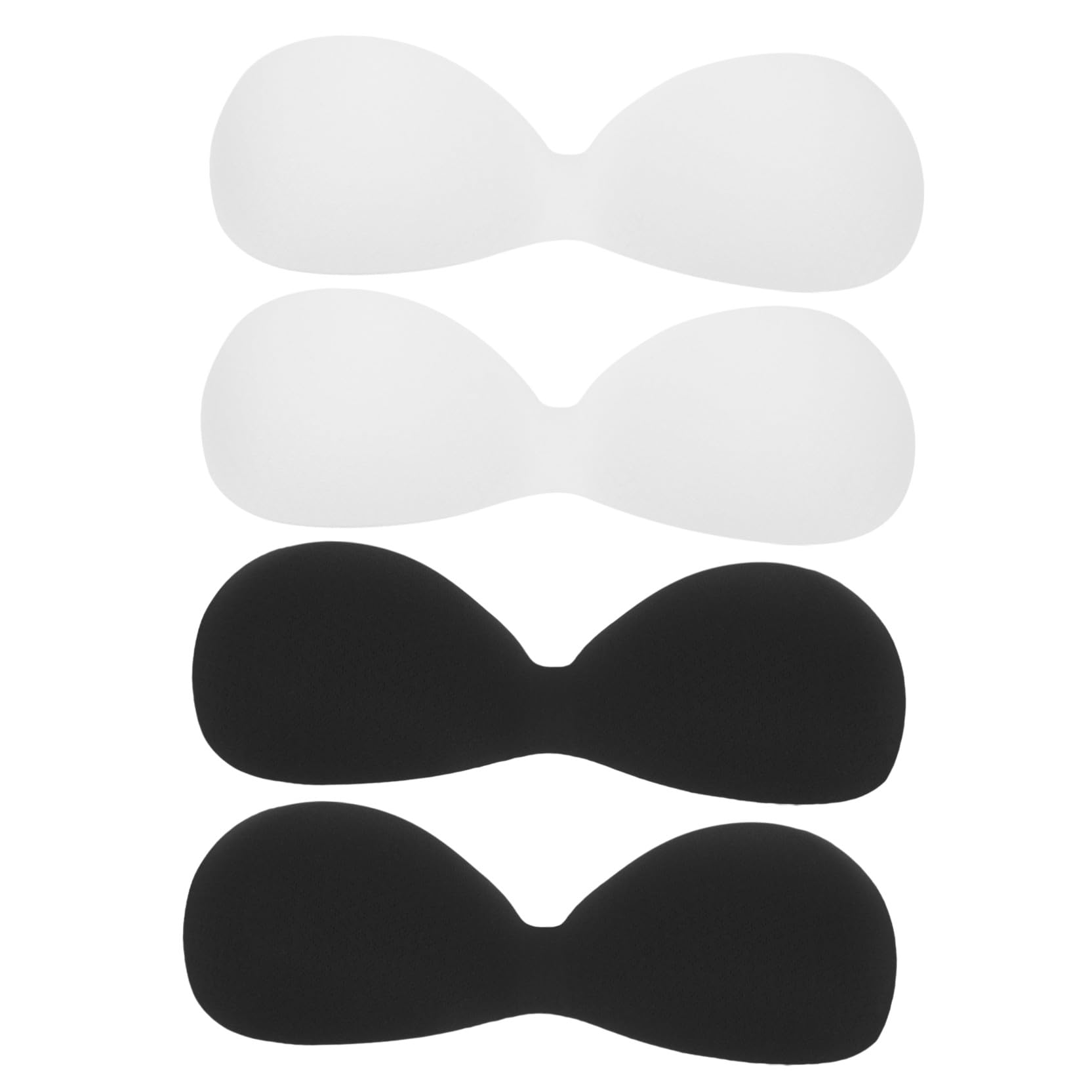 GALPADA 2sets Almohadillas Adhesivas Para Sujetador Pegajoso Lencerie Langeries Sujetadores Deportivos Bra Sartenes Inserciones De Copas De Sujetador Almohadilla Sujetador Nylon 4pcs*2