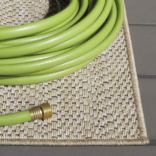 Safavieh tapete lavable para exterior 2'2" x 8' beige miniatura 4