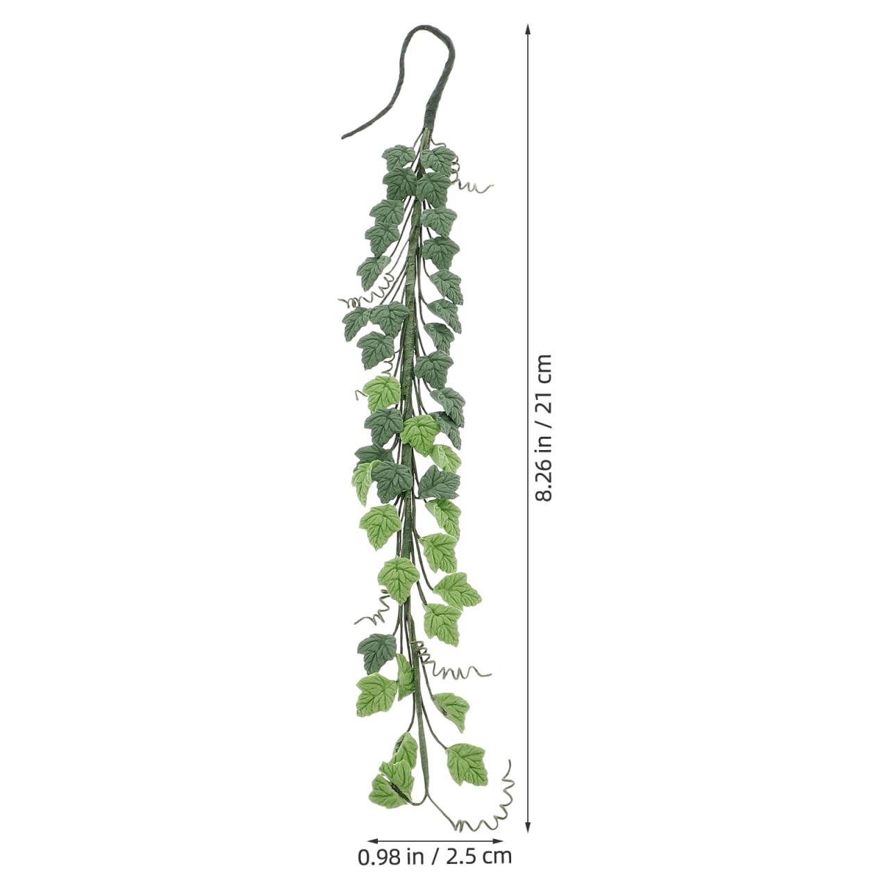 Toyvian Artificial Vine Dollhouse Accessories Miniature Vines Miniature Dollhouse Vine Dollhouse Garden Plants Garland Mini Wreath Fake for Dollhouse 1/12 - Image 2
