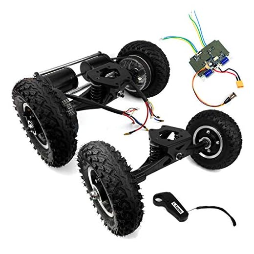 L-faster Mountain Skateboard Conversion Kit with Stronger Motor Bracket Off Road Board Truck with 190KV N63 Motor (Drive with Normal RC)