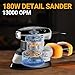 Detail Sander Electric: DEKOPRO 180W Mouse Sander Corded Sanders Hand Tool 13000 RPM with Dust Collector, 15pcs Sandpaper - Ideal for Sanding Polishing Removing Woodworking DIY