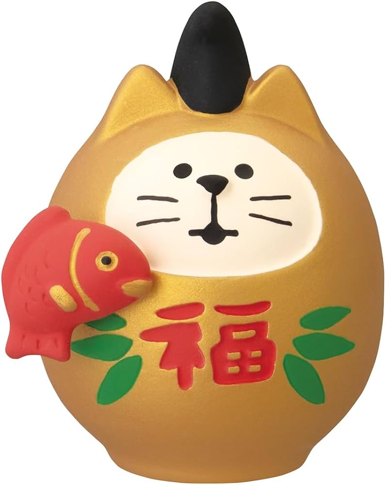 Amazon.co.jp: デコレコーポレーション concombre 福猫だるま 恵比寿