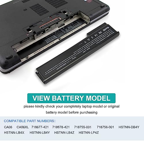 Image of Fancy Buying New CA06 CA06XL Laptop Battery for HP ProBook 350 640 645 650 655 G0 G1 G2, fits Hp Spare 718677-141 718677-421 718678-421 718755-001 718756-001