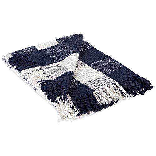 DII 100% Cotton Buffalo Check Throw for Indoor/Outdoor Use Camping Bbq's Beaches Everyday