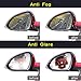 Anti Fog Film,Car Rearview Waterproof Anti-Fogging, Mirror Rainproof,Anti-Glare Side Mirror Window Protector Square Film,Anti- Fog Clear Car Rearview Mirror Accessories (8packs)