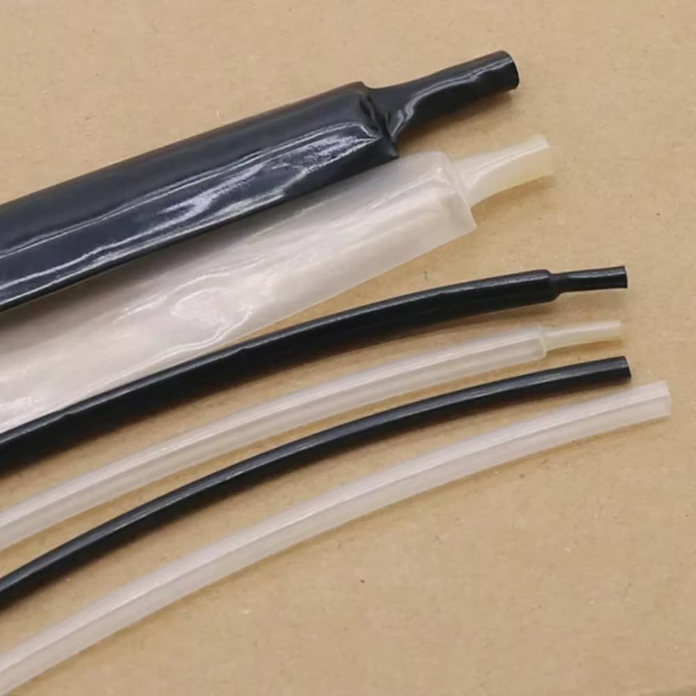 Manchon Thermorétractable for Câble PVDF 2:1, 5M, 0.8mm-25.4mm, 600V, Tube Haute Température Résistant À L'usure(15.4mm)