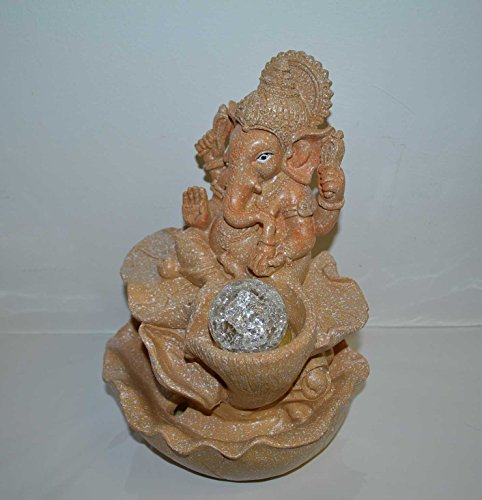 innenbrunnen kamerfontein meditatie ganesha sandsteinfarbe LED multicolor ca. 27 cm hoogte - Image 8