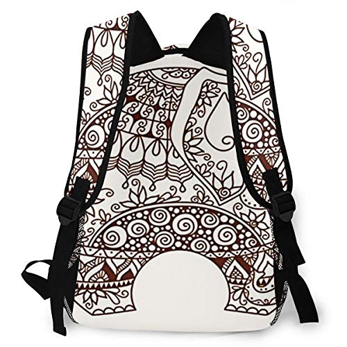 Zaini Casual per Ragazzi Ragazze Donna Uomo, Henné...