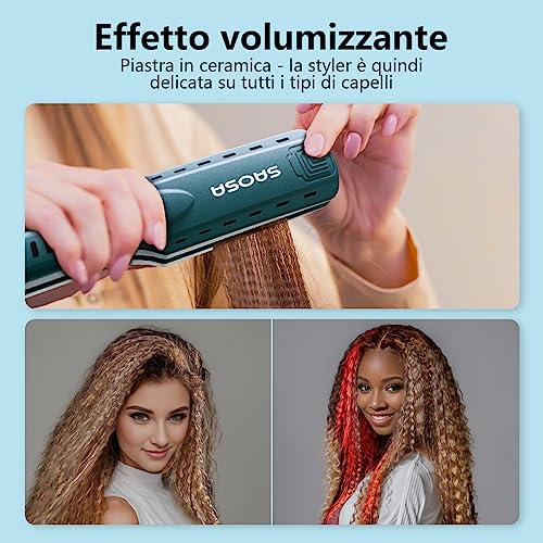 SAOSA Piastra Capelli Frisè Piastra Lisciante per