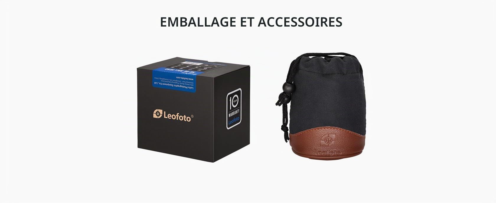 Leofoto - Tête de Monopode - Se Monte sur des plaques de trépieds de 48 mm de diamètre avec Une Connexion filetée 3/8" - Poids de Charge: 12 kg - VH-20
