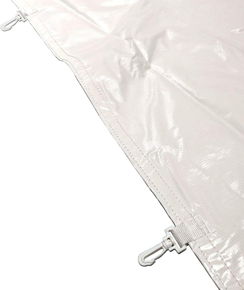 TentandTable Vinyl Rain Gutters | for High Peak Frame Style Canopy Tents | 40' Foot | Heavy Duty Vinyl | Tent Not Included