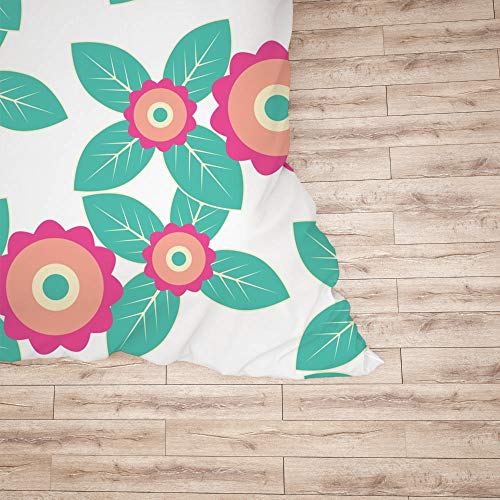 Parure de lit simple verte de qualité supérieure avec housse de couette durable