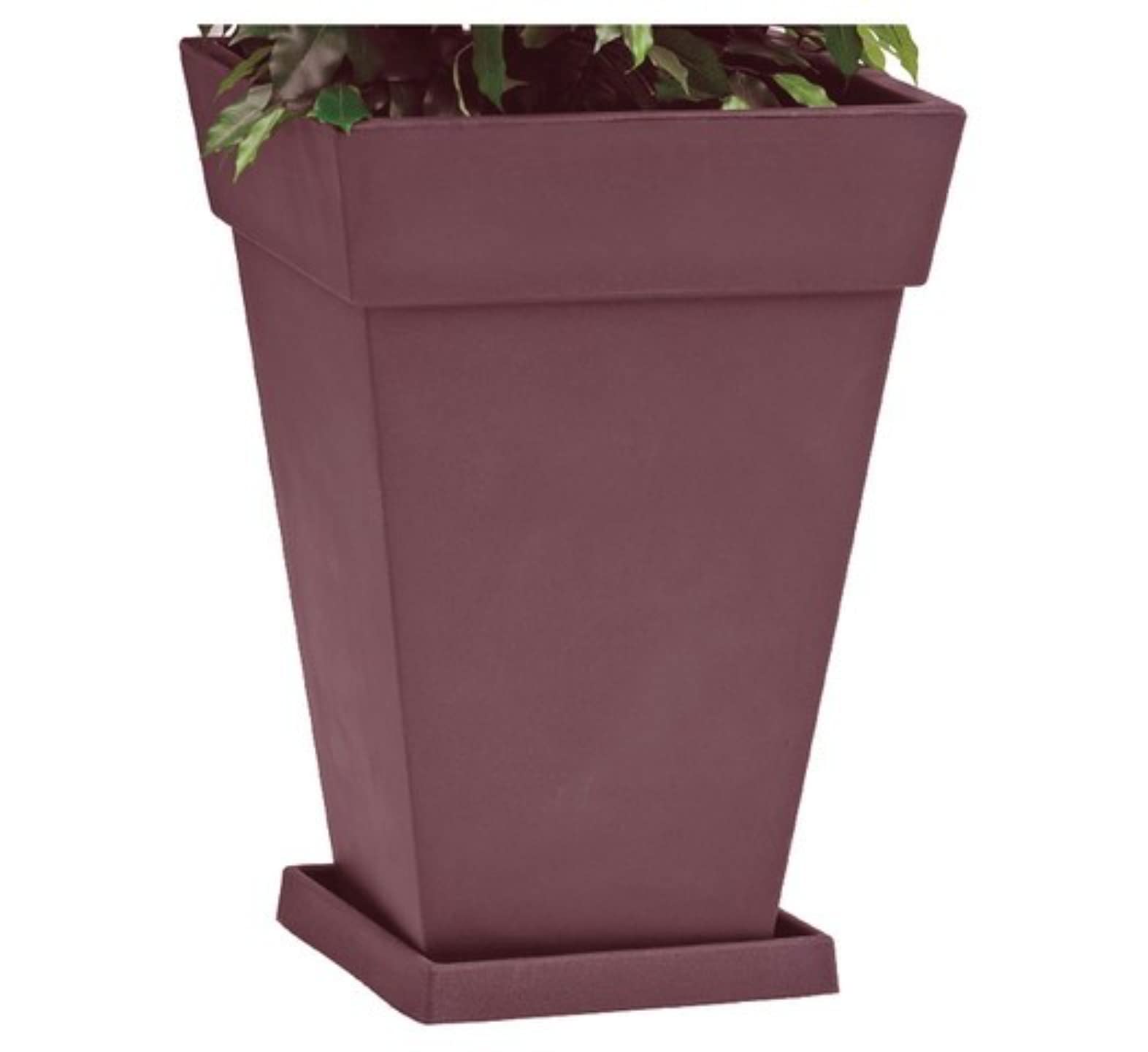 Miplast VASE C/Band 45x45xH63cm Bronze 226, As Shown in The Picture, Come DA FOTO