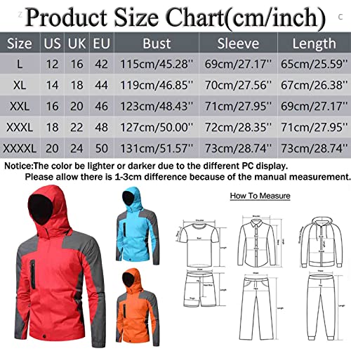 Chaqueta con capucha para hombre impermeable y resistente al viento 4
