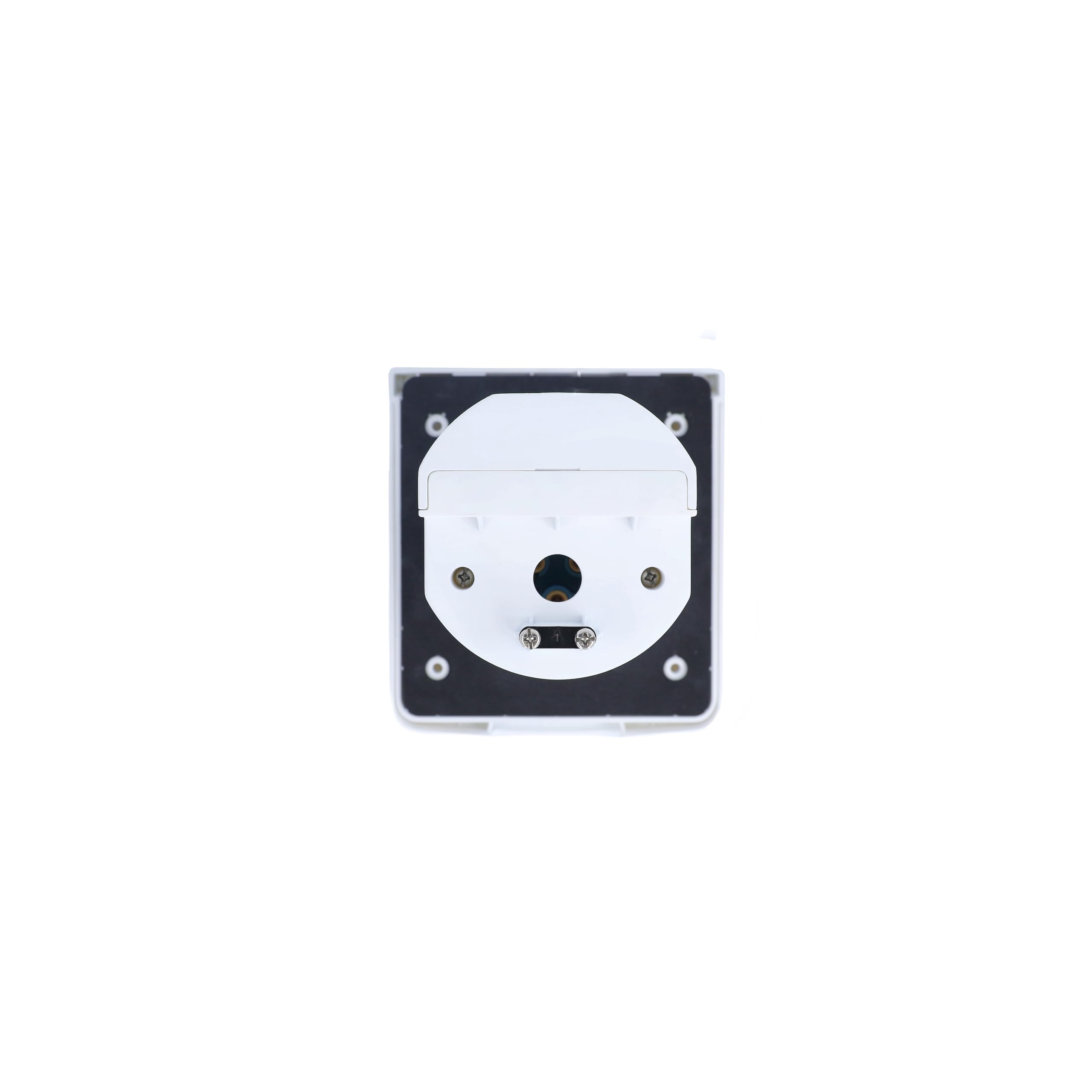 as - Schwabe Enchufe de alimentación CEE para caravana, 230 V, 16 A, 3 pines, tapa abatible con cierre magnético, resistente a los rayos UV, IP44, fabricado en Alemania, color blanco, 62470