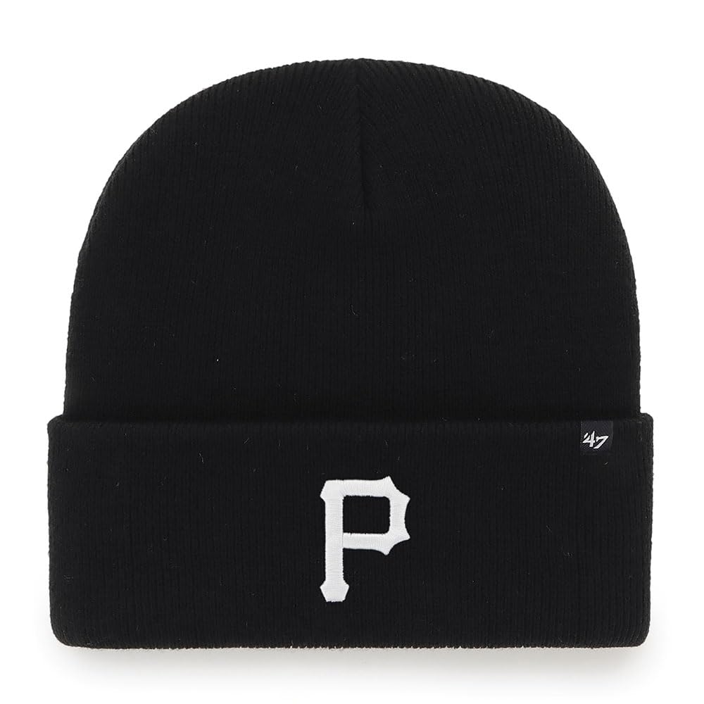47 Brand Knit Beanie - Haymaker Pittsburgh Pirates Black