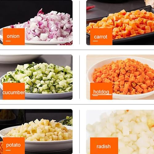 Cortadora eléctrica ajustable para verduras 200W miniatura 7