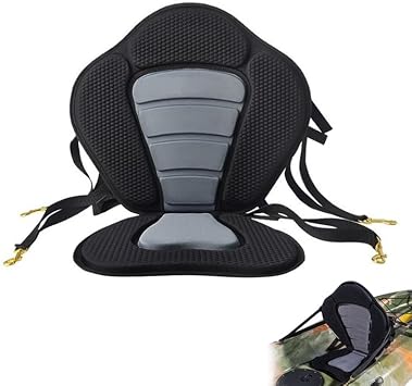 Kayak Seat Cushion for Hobie Mirage Outback Classic 20102018, High Back Support, Adjustable 4 Straps, Padded Design, Non-Slip Bottom, for Sit-on-Top Kayak