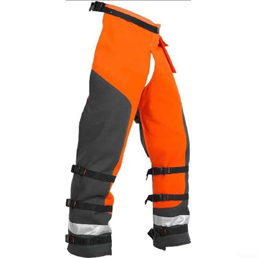 COYEUX Pantaloni per Motosega da Uomo, Pantaloni protettivi per Motosega a 9 Strati, Cintura Regolabile, Registrazione di Sicurezza Anti-Taglio, per Taglio e Registrazione
