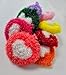 100% Handmade Crochet Heart Round Design Dish Scrubber Scrubbies 3 Set