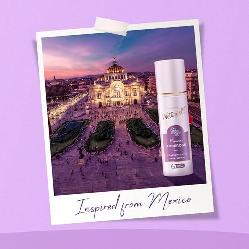 Image of Layer'r Wottagirl Mexican Tuberose Fragrance Mist - 100% Vegan - Bold & Floral Scent with Tuberose, Rose, Cypress & Cedarwood - Long-Lasting Fragrance Mist for Women (120ml)